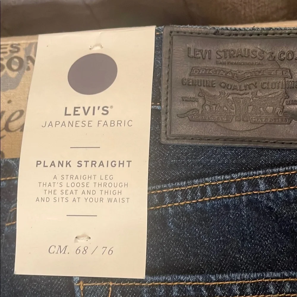 Levi's Women’s Dark Blue Jeans Plank Straight - Picture 2 of 8
